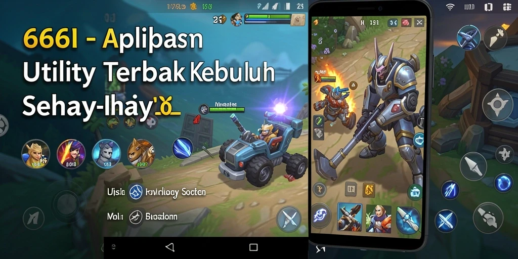 Tampilan menarik dari aplikasi Utility 666I dengan fitur lengkap.