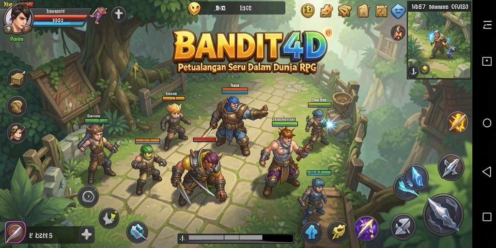 Tampilan gameplay BANDIT4D yang seru dan penuh aksi.