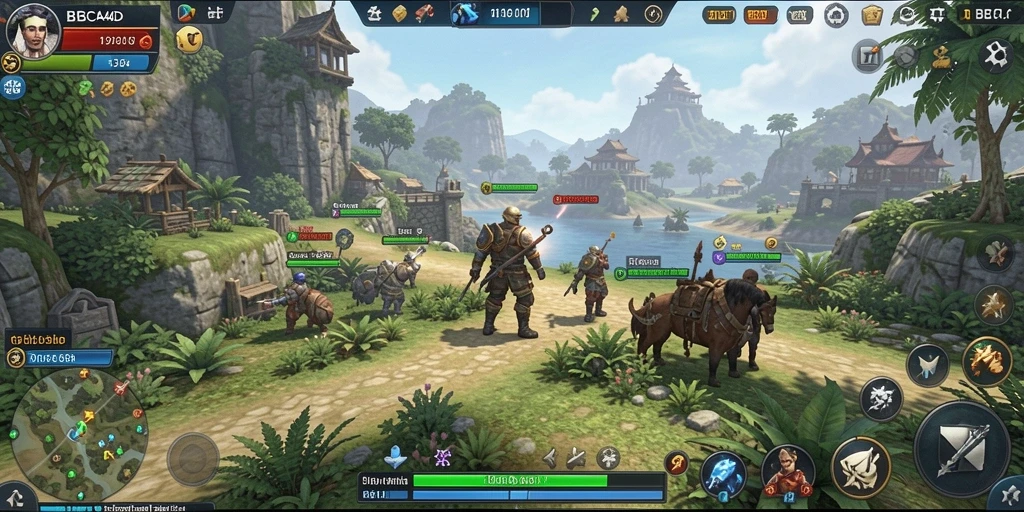 Tampilan gameplay BBCA4D yang menunjukkan pertempuran seru dan strategi mendalam.