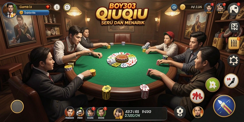 Gambaran menarik dari permainan QiuQiu di BOY303.