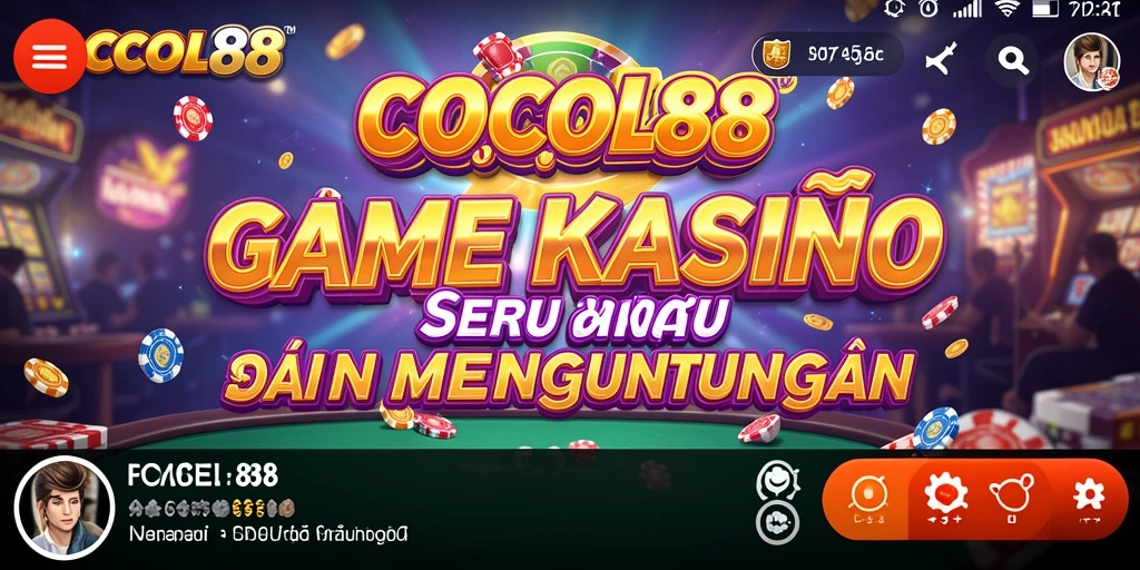 Tampilan gameplay COCOL88 yang menarik dan interaktif.
