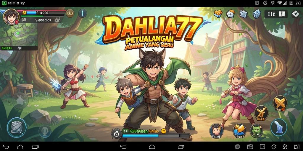 Gameplay seru di dunia anime yang penuh warna.