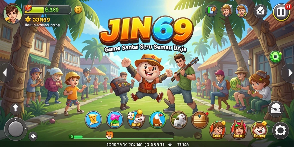 Tampilan gameplay menarik dari JIN69 yang mengasyikkan.
