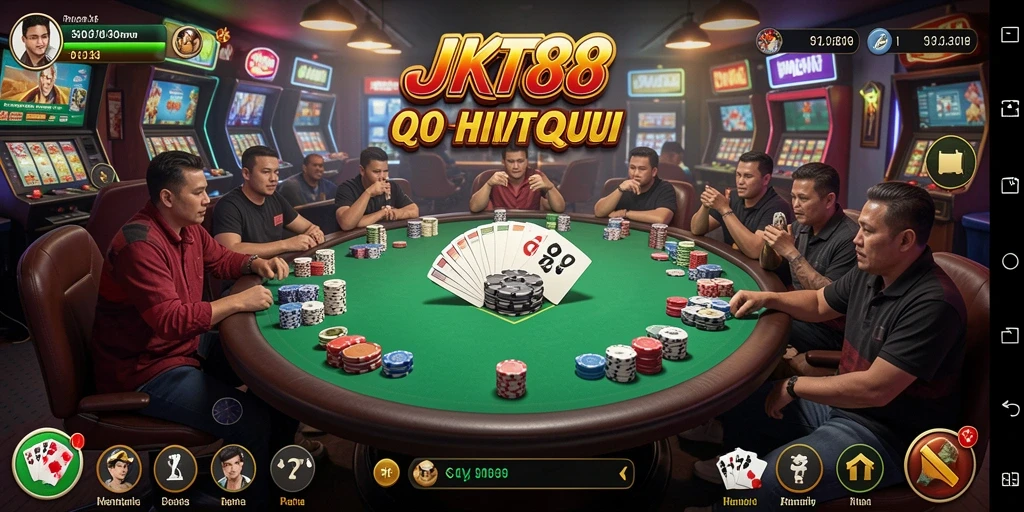 Tampilan gameplay QiuQiu yang seru dan interaktif