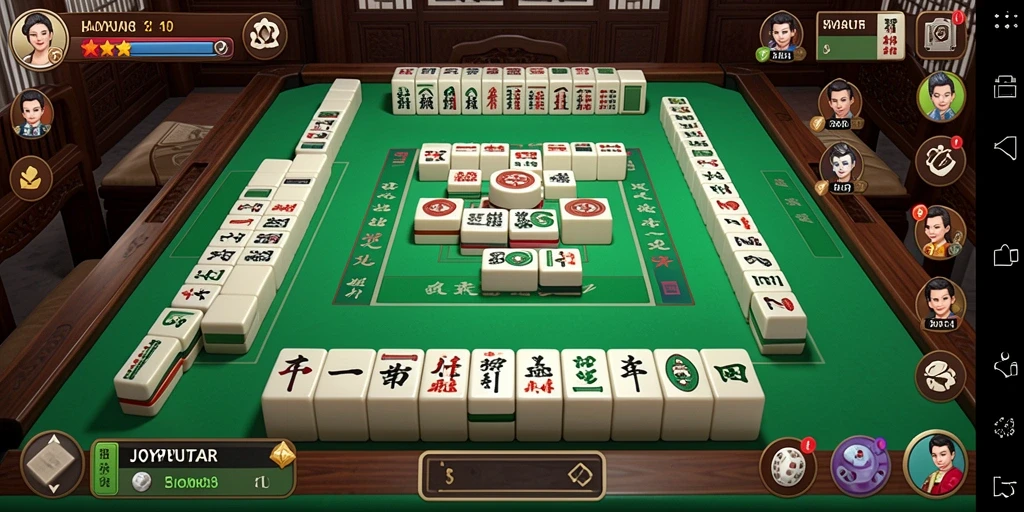 Tampilan menarik gameplay Mahjong dalam JOYPUTAR.