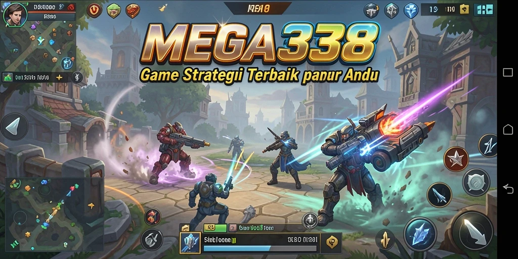 Tampilan gameplay MEGA338 yang seru dan penuh strategi.