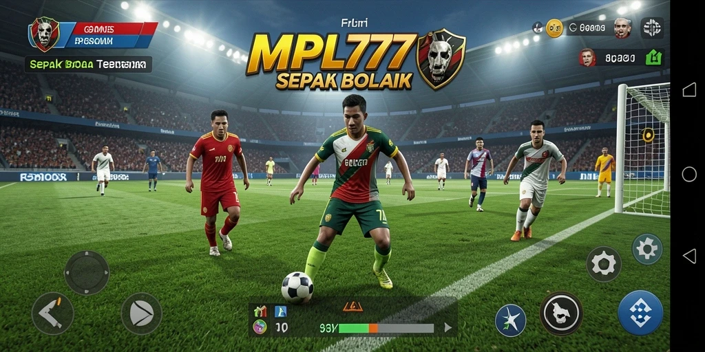 Tampilan imersif pertandingan sepak bola di MPL777.