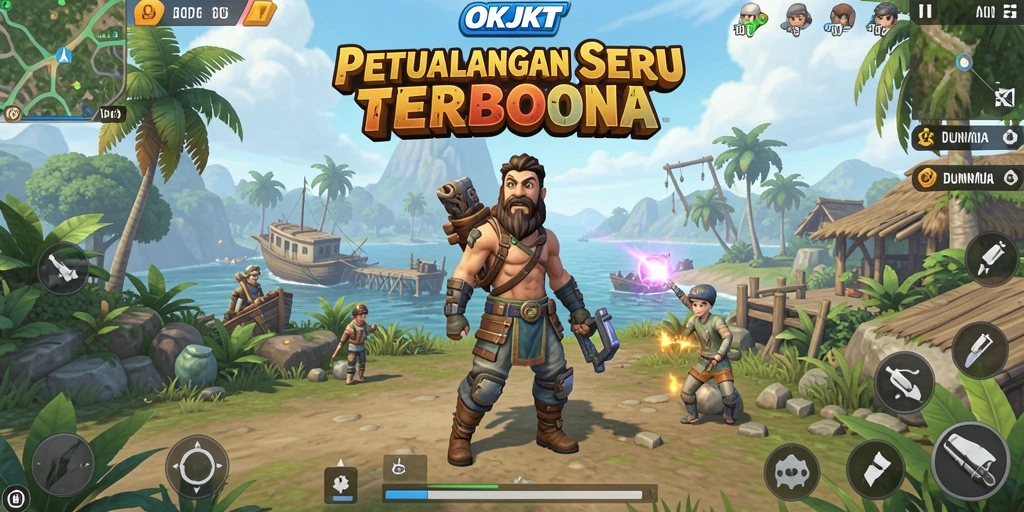 Gameplay seru di dunia terbuka OKJKT dengan grafis menakjubkan.