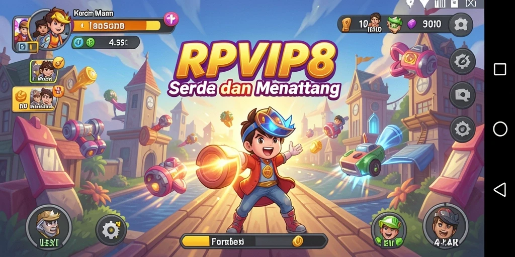 Gameplay seru dan menantang dari RPVIP8 yang memikat para pemain.