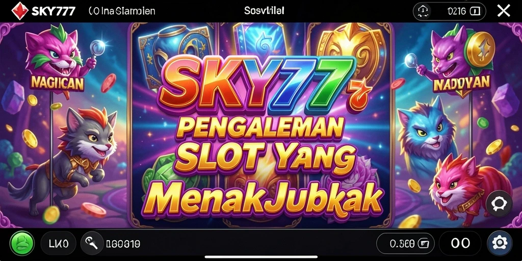 Tampilan gameplay Slot yang menarik dalam SKY77.