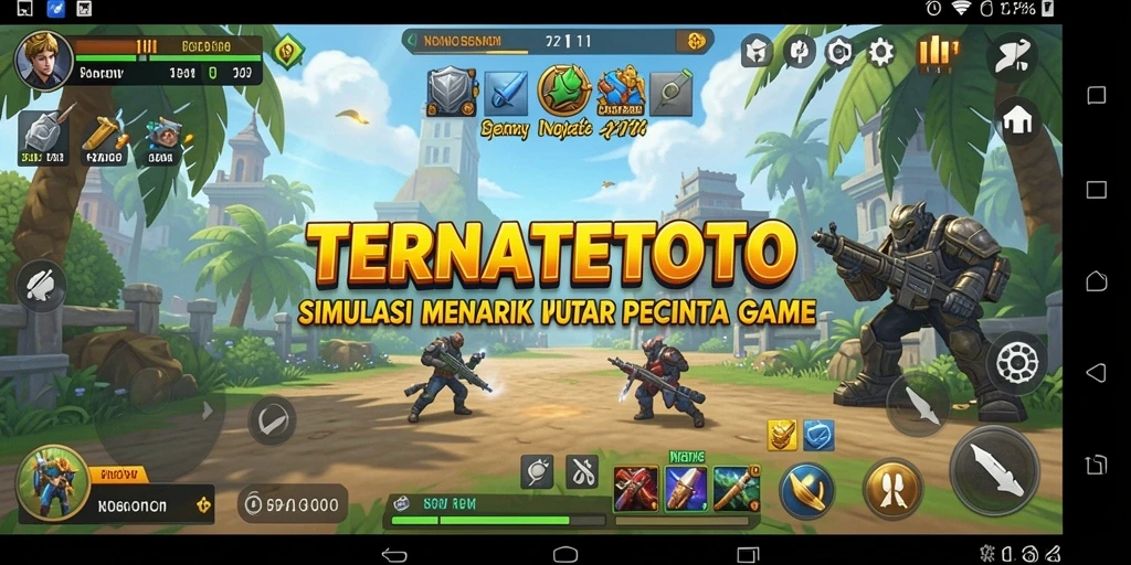 Tangkapan layar utama TERNATETOTO menampilkan gameplay yang interaktif dan menarik.