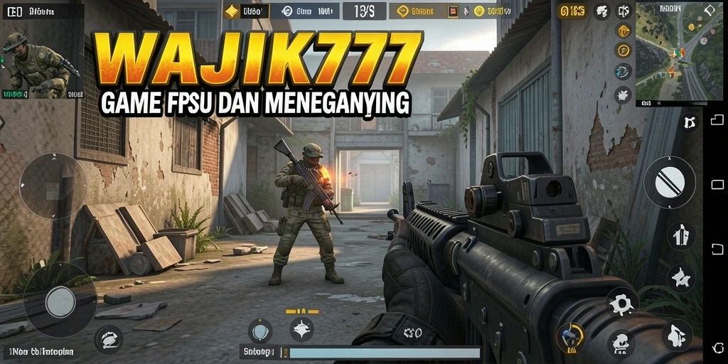 Screenshot game WAJIK777 menampilkan aksi seru dalam pertempuran FPS.