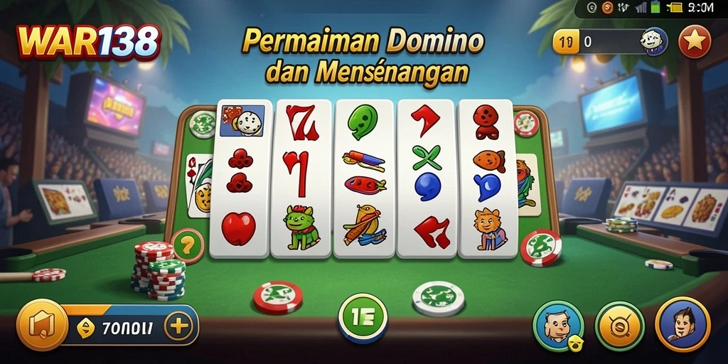 Tampilan screenshot <strong>WAR138</strong> menunjukkan keseruan bermain Domino.